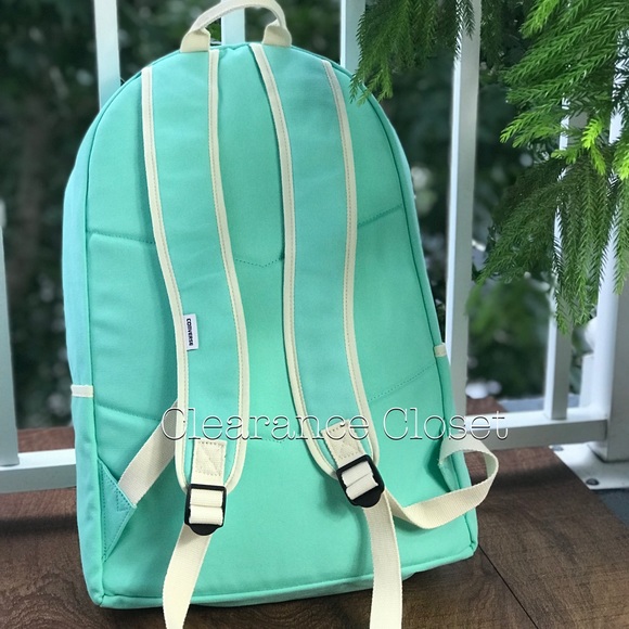 NWT Converse Canvas Original Backpack Green WMNS - Picture 4 of 6